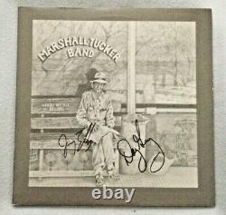 Autographed/Signed The Marshall Tucker Band Where We All Belong Vinyl Doug +1