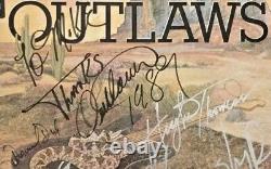 Autographed/Signed The Outlaws Greatest Hits of The Outlaws Vinyl