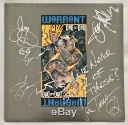 Autographed/Signed Warrant Dog Eat Dog Vinyl UK Import Jani Lane (R. I. P.)