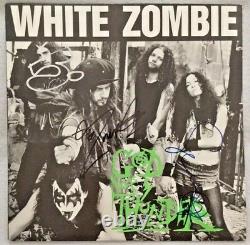Autographed/Signed White Zombie God Of Thunder Vinyl EP Caroline Records