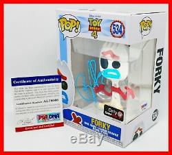 Autographed Tony Hale signed Toy Story 4 Forky Gamestop Exclsv Funko POP PSA JSA