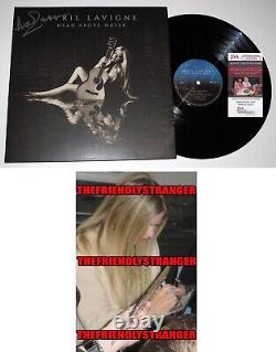 Avril Lavigne signed Autographed HEAD ABOVE WATER Vinyl Album LP b PROOF JSA