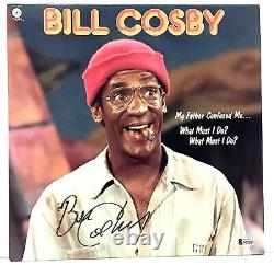 BILL COSBY Signed Autographed Vinyl LP MY FATHER CONFUSED ME. BAS #Q69643
