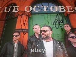 BLUE OCTOBER BAND SIGNED LIVE FROM MANCHESTER LP 12 x3 VINYL RECORD AUTO COA