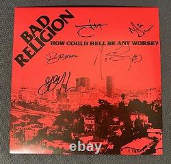 Bad Religion How Could Hell Be Any Worse Vinyl LP Signed Autographed By Band NEW