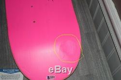Bam Margera HIM Ville Valo SIGNED Heartagram Skateboard Deck BAS COA vinyl cd