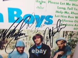 Band Signed by 5 Autographed Best of The Beach Boys Album Capitol D1 2706 JRR