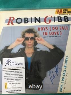 Bee Gees Robin Gibb SIGNED AUTOGRAPHED Vinyl LP Album + COA