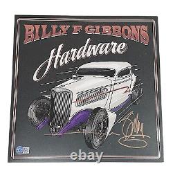 Billy F Gibbons Signed Hardware Tangerine Vinyl Record Album Beckett Autograph