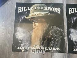 Billy Gibbons SIGNED The Big Bad Blues ZZ Top Vinyl LP Autographed With Patch