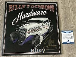 Billy Gibbons Zz Top Signed Autograph Hardware Vinyl Album & Beckett Bas Coa