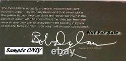 Bob Dylan Autographed 7 Vinyl Union Sundown Signed on Sleeve in Gold Sharp