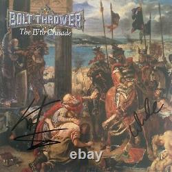 Bolt Thrower The IVth Crusade LP, Black Vinyl, Signed, Autogramm, Neu