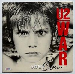 Bono Signed Autographed War Vinyl Album Record Lp U2 Band Joshua Tree Psa/dna