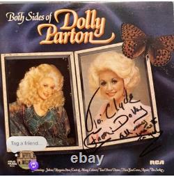 Both sides Of Dolly Parton Vinyl LP Signed Autographed Unauthenticated