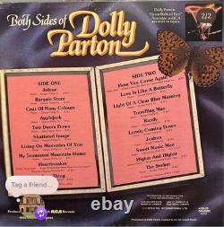 Both sides Of Dolly Parton Vinyl LP Signed Autographed Unauthenticated