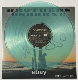 Brothers Osborne Signed Autographed Port Saint Joe Blue Seagrass Vinyl Record