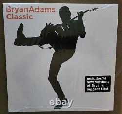 Bryan Adams Signed Autographed album flat & double vinyl titled CLASSICS