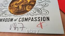 CAKE AUTOGRAPHED / SIGNED x4 Vinyl LP Showroom of Compassion RED 2011 Record RAR