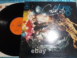 CARLOS SANTANA Autograph LP Vinyl First Press 3 ALBUM Signed Live Concert Rare