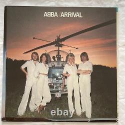 COA ABBA AUTOGRAPH DSP-5102 VINYL LP OBI JAPAN Signed Agnetha FAltskog