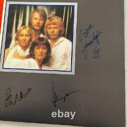 COA AUTOGRAPH ABBA DSP-5113 VINYL LP Signed