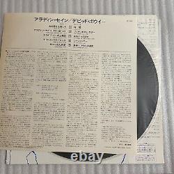 COA AUTOGRAPH David Bowie RPL-2103 VINYL LP OBI JAPAN Signed