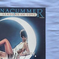 COA AUTOGRAPH Donna Summer VINYL LP OBI JAPAN Signed