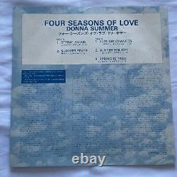 COA AUTOGRAPH Donna Summer VINYL LP OBI JAPAN Signed