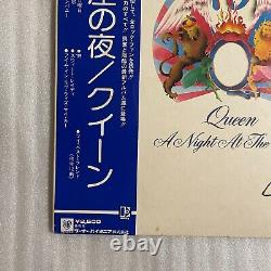 COA AUTOGRAPH QUEEN P-10075 VINYL LP OBI JAPAN FIRST Signed Freddie Mercury