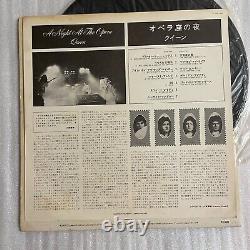 COA AUTOGRAPH QUEEN P-10075 VINYL LP OBI JAPAN FIRST Signed Freddie Mercury