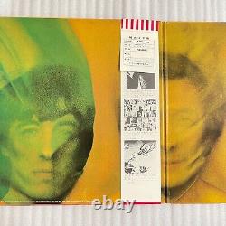 COA AUTOGRAPH ROLLING STONES P-8374S VINYL LP OBI JAPAN Signed Mick Jagger