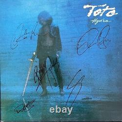 COA AUTOGRAPH Toto VINYL LP JAPAN FIRST Signed