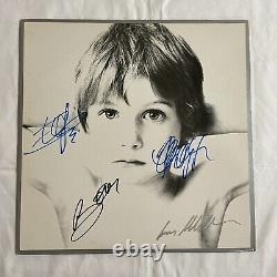 COA AUTOGRAPH U2 20S-77 VINYL LP JAPAN Signed Bono Adam Clayton The Edge