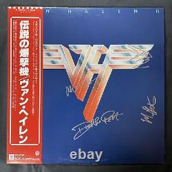 COA AUTOGRAPH Van Halen VINYL LP JAPAN Signed