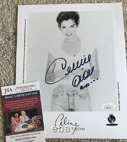 Celine Dion Signed Promo Photo JSA COA RARE AUTOGRAPH! No CD Vinyl