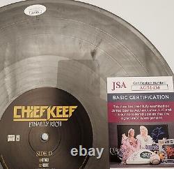 Chief Keef Signed Autographed Finally Rich Vinyl Only Side B No Album Cover JSA