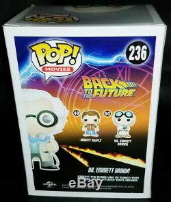 Christopher Lloyd Signed Doc Brown Back To Future Autograph Funko POP BAS PSA