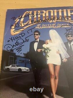 Chromeo Signed Autographed White Women Vinyl LP Record & Calendar To Clayton