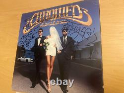 Chromeo Signed Autographed White Women Vinyl LP Record & Calendar To Clayton