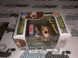 Chuck Norris Signed Autographed Funko Pop Invasion USA Lone Wolf-beckett Bas Coa