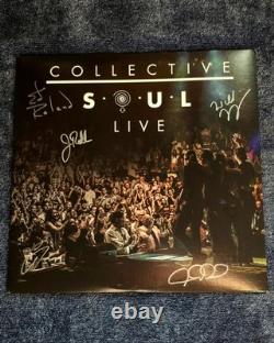 Collective Soul.'Live'. Signed Autographed 12 Vinyl Record LP