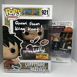 Colleen Clinkenbeard Signed Funko Pop 921 One Piece Luffytaro Hot Topic Excl COA