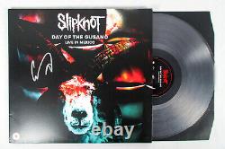 Corey Taylor Signed Autographed Slipknot Day of the Gusano Clear VInyl PROOF BAS