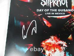 Corey Taylor Signed Autographed Slipknot Day of the Gusano Clear VInyl PROOF BAS