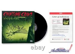Counting Crows Signed Autographed Vinyl Recovering the Satellites PSA/DNA Auth