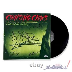 Counting Crows Signed Autographed Vinyl Recovering the Satellites PSA/DNA Auth