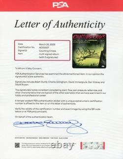 Counting Crows Signed Autographed Vinyl Recovering the Satellites PSA/DNA Auth