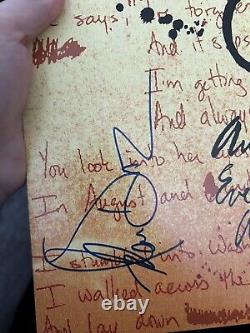 Counting Crows Signed Autographed Vinyl Signed By 3 Adam Duritz JSA COA