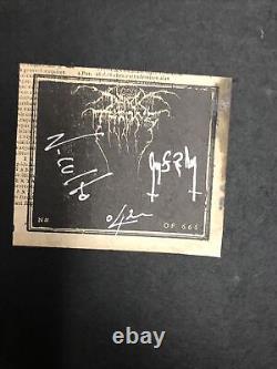 DARKTHRONE A BLAZE IN THE NORTHERN SKY 30th DELUXE EDITION SIGNED AND NUMBERED